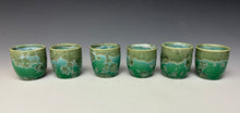 Load image into Gallery viewer, Emerald Green Crystalline Sake Cup
