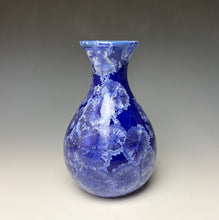 Load image into Gallery viewer, Winter Sky Blue Crystalline Glazed Vase 1
