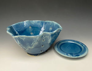 Ice Blue Lotus Berry Bowl