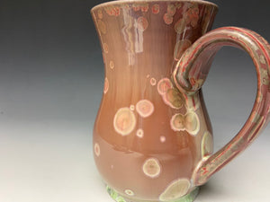 Copper Red Crystalline Mug