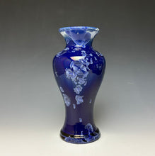 Load image into Gallery viewer, Winter Sky Blue Crystalline Glazed Vase 1
