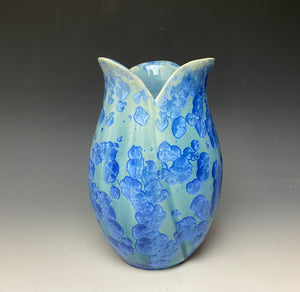 Tulip Vase- Teal #3