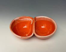 Load image into Gallery viewer, Double Dip Dish- Intense Orange
