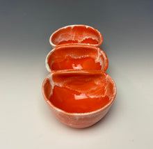 Load image into Gallery viewer, Triple Dip Dish- Intense Orange
