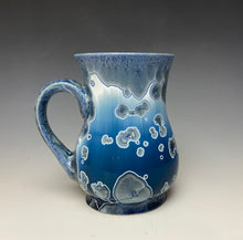 Load image into Gallery viewer, Crystalline Glazed Mug 16oz- Atlantic Storm Blue #1
