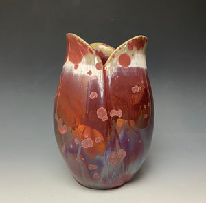 Tulip Vase- Ruby #4