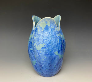 Tulip Vase- Teal