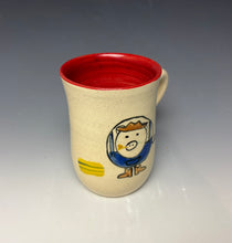 Load image into Gallery viewer, Farmer Pig Mug- Red
