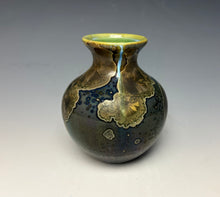 Load image into Gallery viewer, Iron Galaxy Crystalline Glazed Mini Vase 1
