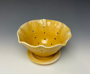 Sunshine Yellow Lotus Berry Bowl #3