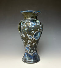 Load image into Gallery viewer, Cobalt Galaxy Crystalline Glazed Vase 5
