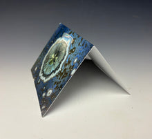 Load image into Gallery viewer, Crystalline Greeting Card- &#39;Cobalt Blue Galaxy&#39;
