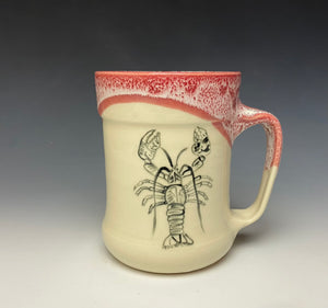 Lobster Mug- Red