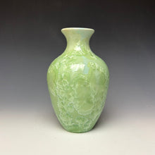 Load image into Gallery viewer, Crystalline Glazed Vase - Mint Green
