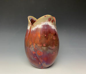 Tulip Vase- Ruby #4