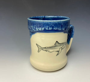 Shark Mug- Deep Blue