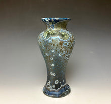 Load image into Gallery viewer, Cobalt Galaxy Crystalline Glazed Vase 7
