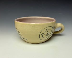 PIGGERY Soup mug in Rose