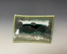 Load image into Gallery viewer, Crystalline Tray in Green and Silver #1
