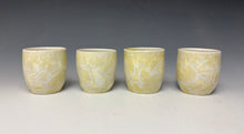 Load image into Gallery viewer, Ivory Crystalline Sake Cup
