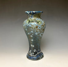 Load image into Gallery viewer, Cobalt Galaxy Crystalline Glazed Vase 7
