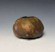 Load image into Gallery viewer, Satin Copper Raku Mini AirPlant Vase #9
