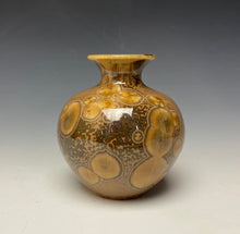 Load image into Gallery viewer, Iced Caramel Crystalline Glazed Mini Vase #2
