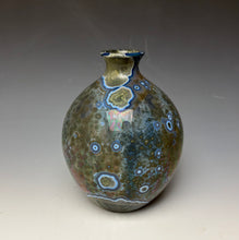 Load image into Gallery viewer, Cobalt Galaxy Crystalline Glazed Vase 6

