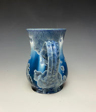 Load image into Gallery viewer, Crystalline Glazed Mug 16oz- Atlantic Storm Blue #1
