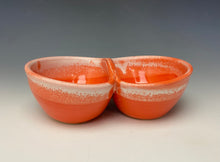 Load image into Gallery viewer, Double Dip Dish- Intense Orange
