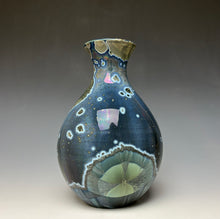 Load image into Gallery viewer, Cobalt Galaxy Crystalline Glazed Vase 8
