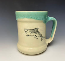 Load image into Gallery viewer, Shark Mug- Seafoam Green
