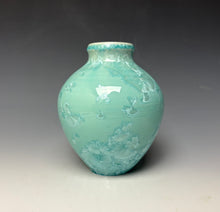 Load image into Gallery viewer, Light Green Crystalline Glazed Mini Vase #6
