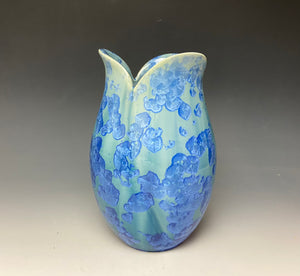 Tulip Vase- Teal #3