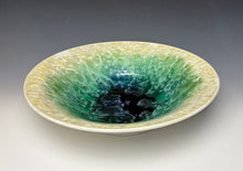 Load image into Gallery viewer, Ivory and Emerald Crystalline Bowl
