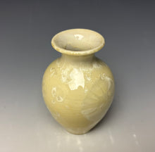 Load image into Gallery viewer, Cream Crystalline Glazed Mini Vase
