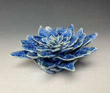 Load image into Gallery viewer, Blue Porcelain Wallflower
