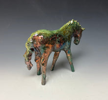 Load image into Gallery viewer, Copper Raku Horse 875
