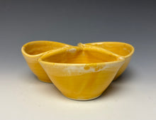 Load image into Gallery viewer, Triple Dip Dish- Sunshine Yellow
