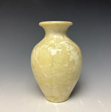 Load image into Gallery viewer, Cream Crystalline Glazed Mini Vase
