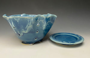 Ice Blue Lotus Berry Bowl