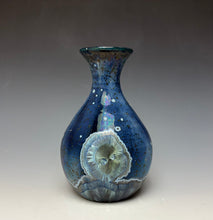 Load image into Gallery viewer, Cobalt Galaxy Crystalline Glazed Mini Vase 6

