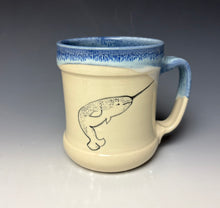 Load image into Gallery viewer, Narwhal Mug- Deep Blue

