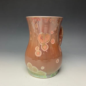 Copper Red Crystalline Mug