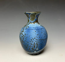 Load image into Gallery viewer, Cobalt Galaxy Crystalline Glazed Mini Vase 7
