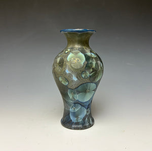 Cobalt Galaxy Crystalline Glazed Vase 2