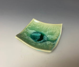 Crystalline Tray in Light Green