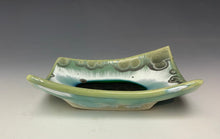 Load image into Gallery viewer, Crystalline Tray in Green and Silver #2
