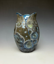 Load image into Gallery viewer, Tulip Vase- Cobalt Galaxy #1
