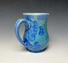 Load image into Gallery viewer, Crystalline Glazed Mug 14 oz- Teal #3
